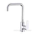 Chrome single lever kitchen mixer